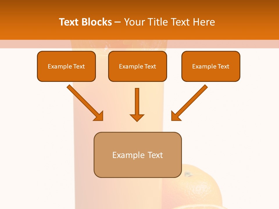 Orange Orange Juice Fresh PowerPoint Template