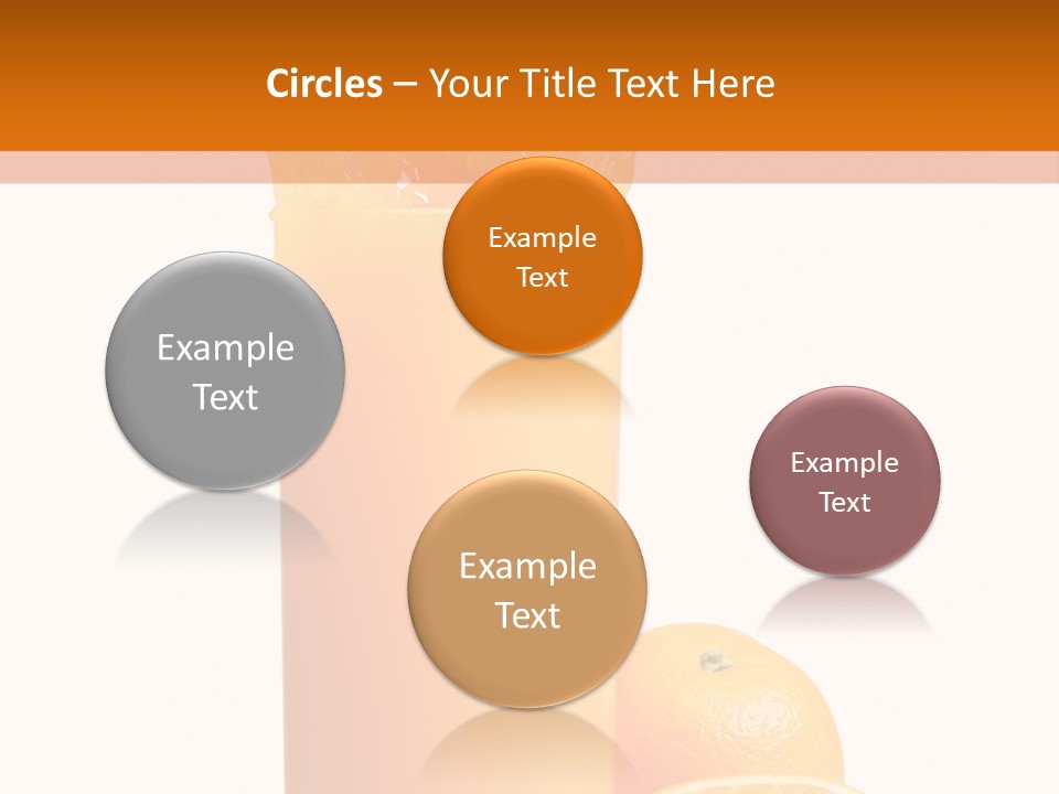 Orange Orange Juice Fresh PowerPoint Template