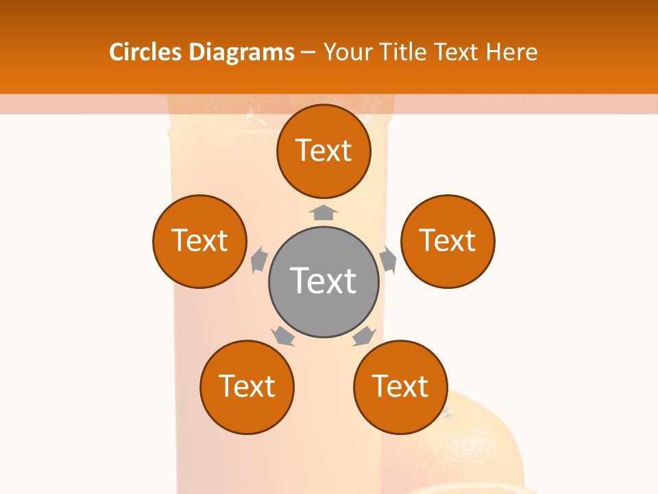 Orange Orange Juice Fresh PowerPoint Template
