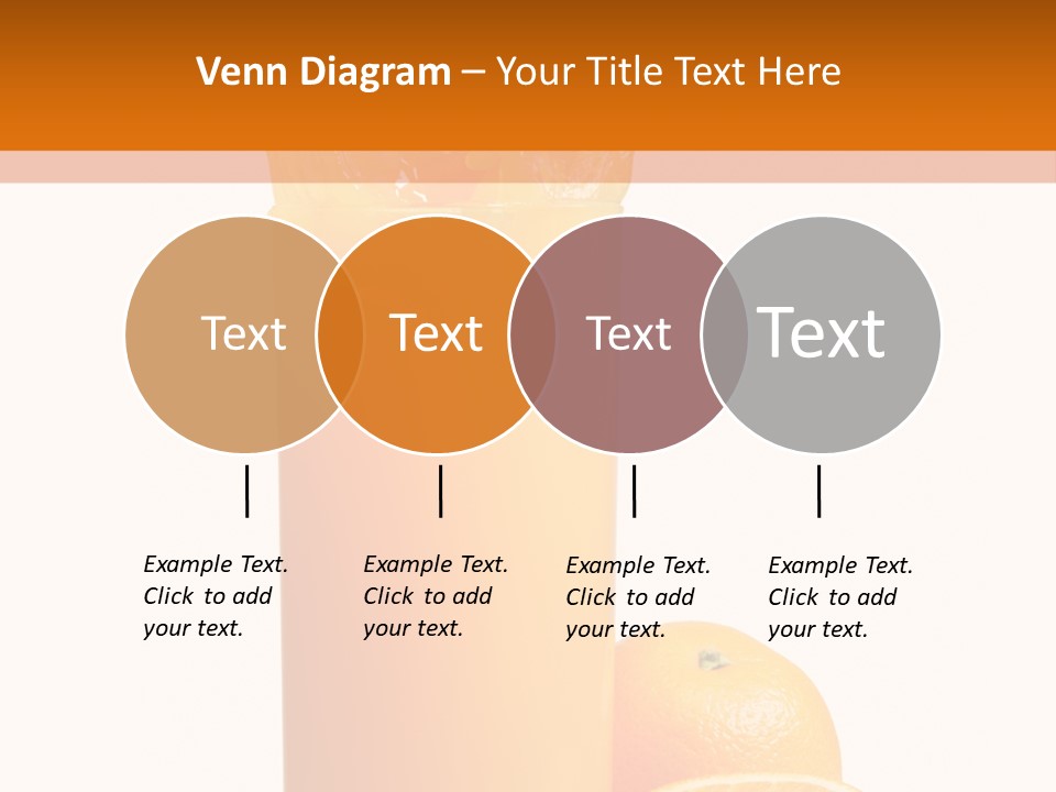 Orange Orange Juice Fresh PowerPoint Template