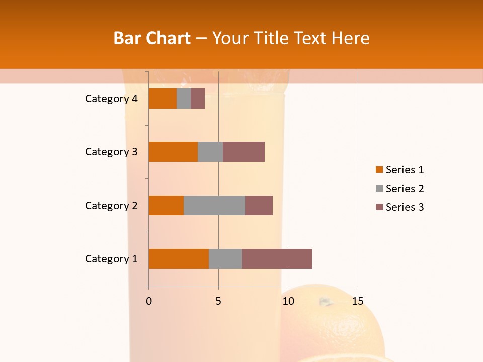 Orange Orange Juice Fresh PowerPoint Template