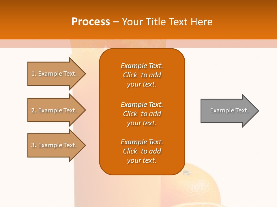 Orange Orange Juice Fresh PowerPoint Template