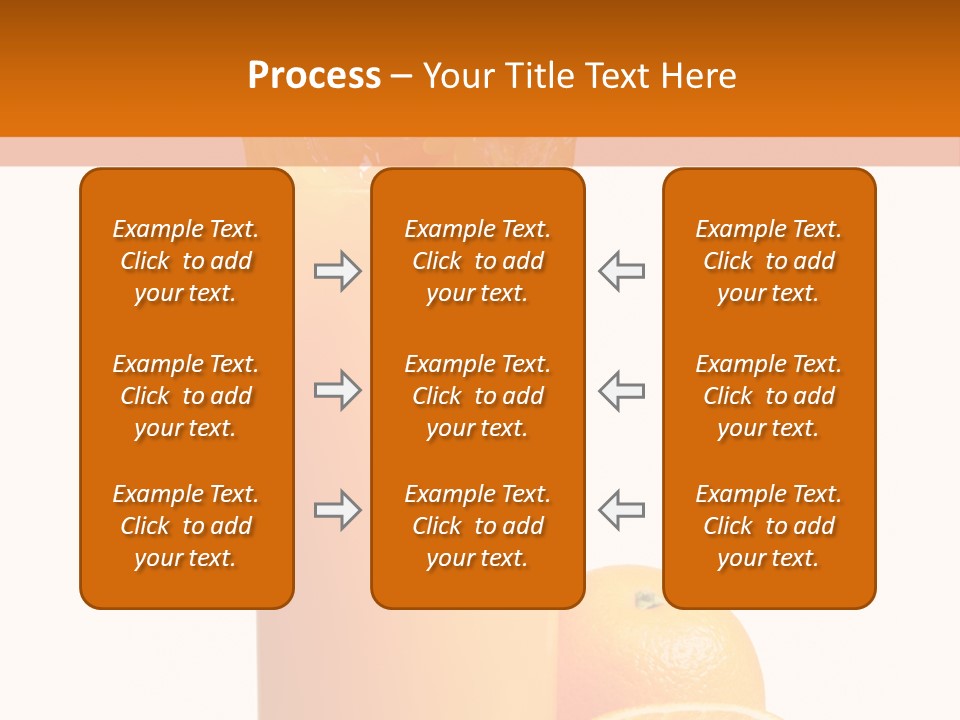 Orange Orange Juice Fresh PowerPoint Template