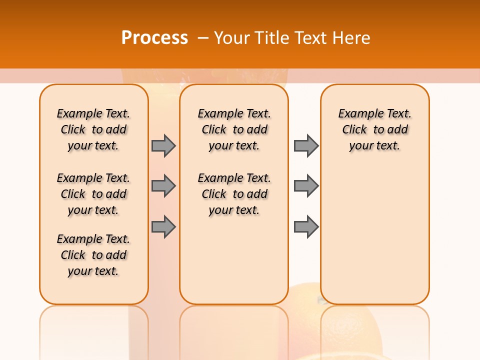 Orange Orange Juice Fresh PowerPoint Template
