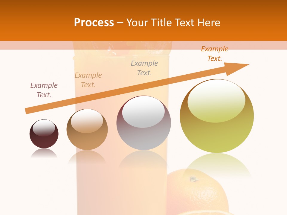 Orange Orange Juice Fresh PowerPoint Template
