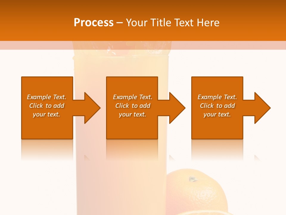 Orange Orange Juice Fresh PowerPoint Template