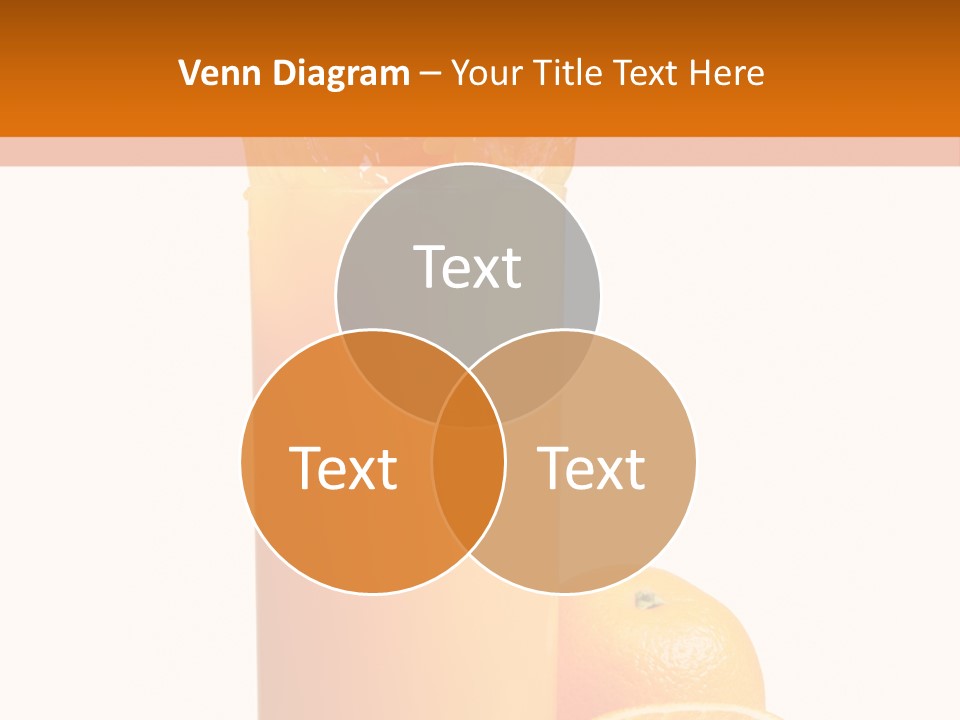 Orange Orange Juice Fresh PowerPoint Template