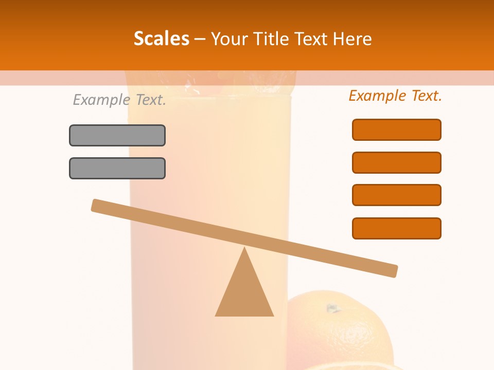 Orange Orange Juice Fresh PowerPoint Template