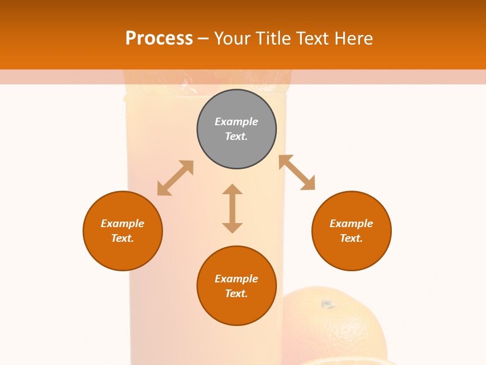 Orange Orange Juice Fresh PowerPoint Template