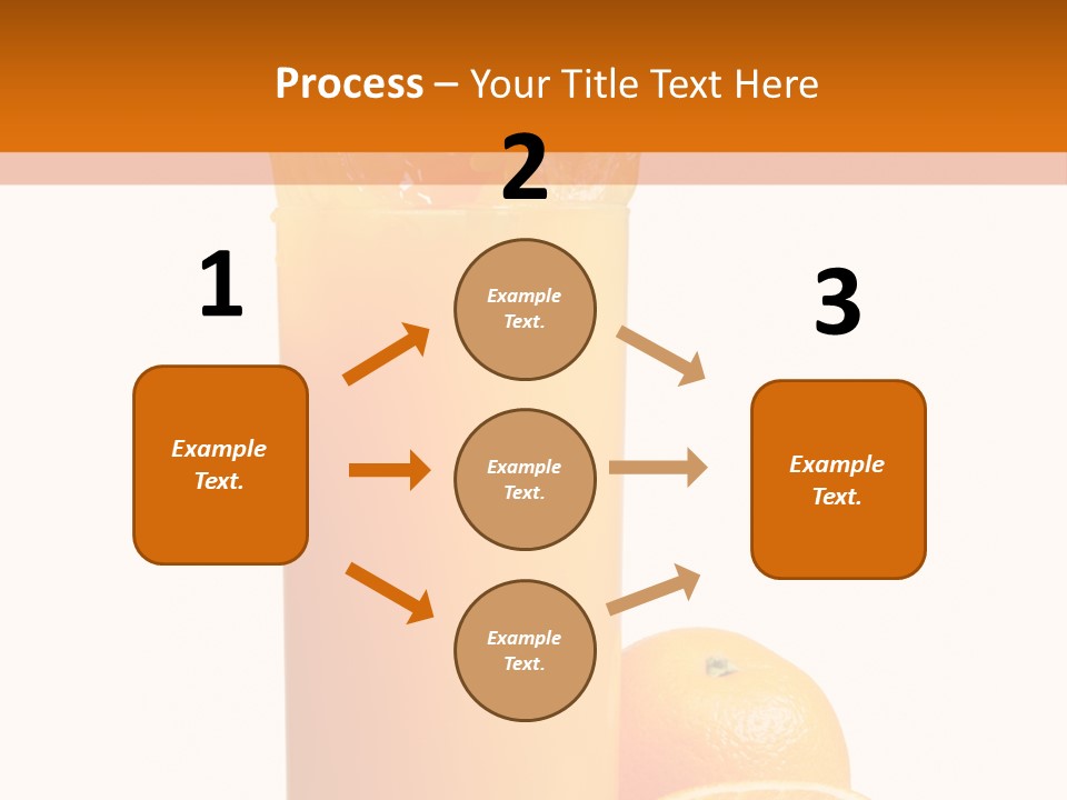 Orange Orange Juice Fresh PowerPoint Template