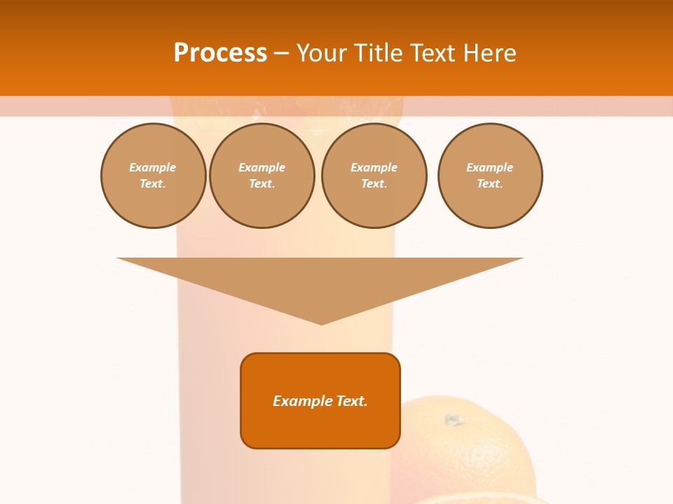 Orange Orange Juice Fresh PowerPoint Template