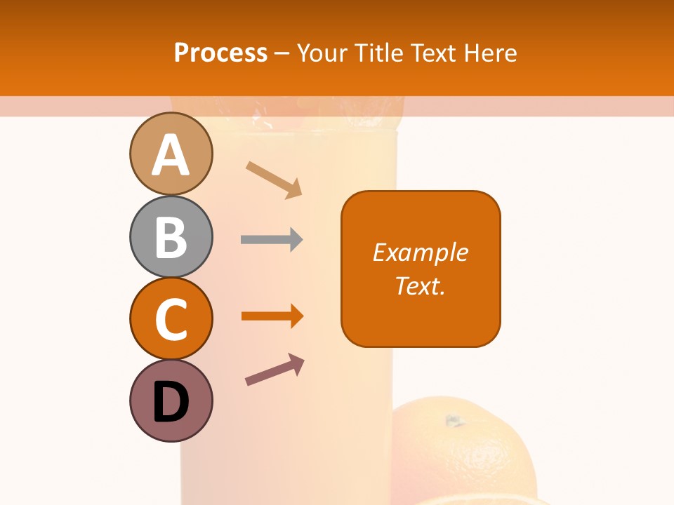 Orange Orange Juice Fresh PowerPoint Template
