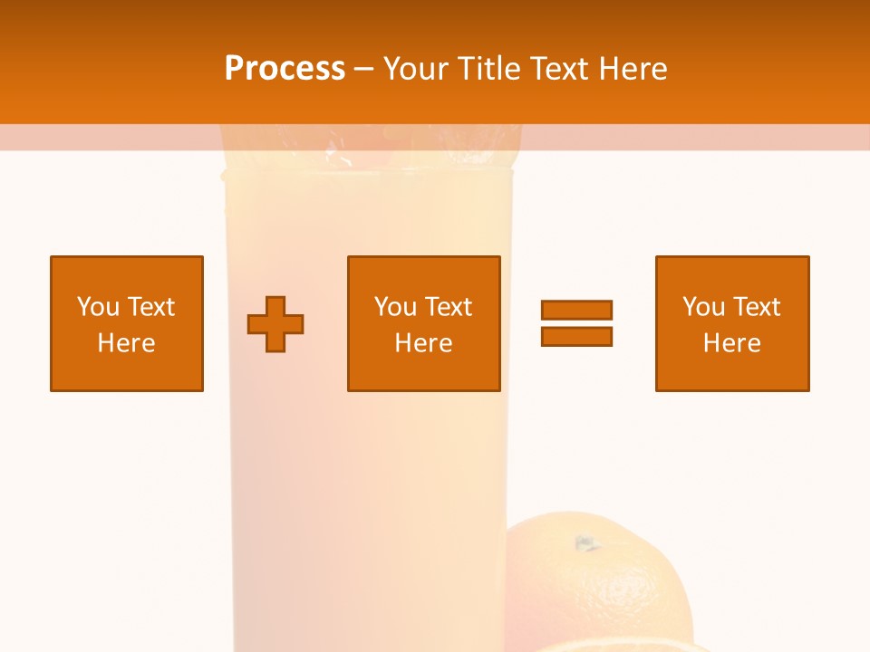 Orange Orange Juice Fresh PowerPoint Template