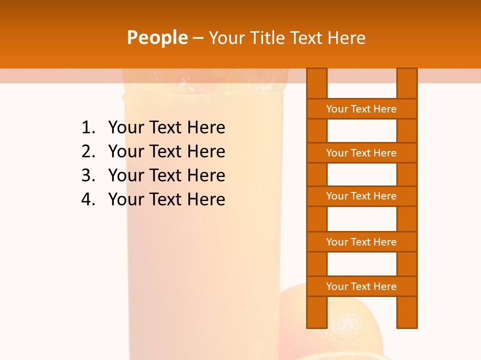 Orange Orange Juice Fresh PowerPoint Template