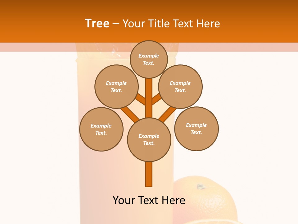 Orange Orange Juice Fresh PowerPoint Template