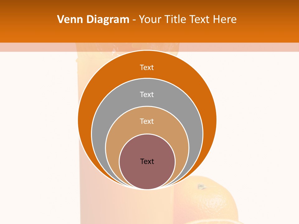 Orange Orange Juice Fresh PowerPoint Template