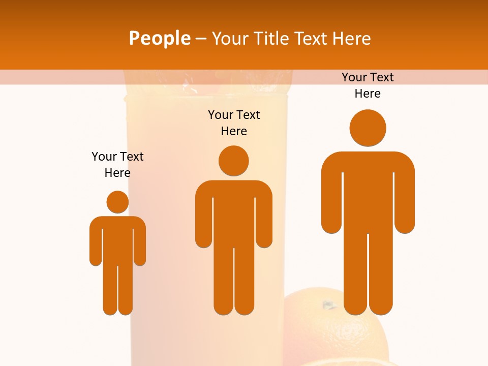 Orange Orange Juice Fresh PowerPoint Template
