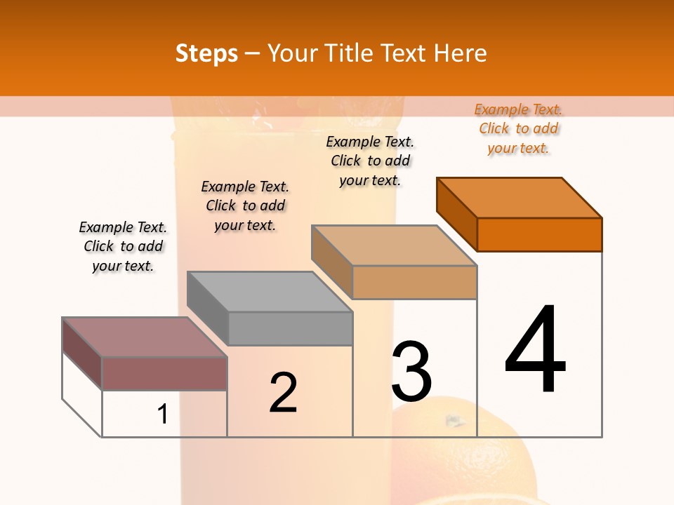 Orange Orange Juice Fresh PowerPoint Template