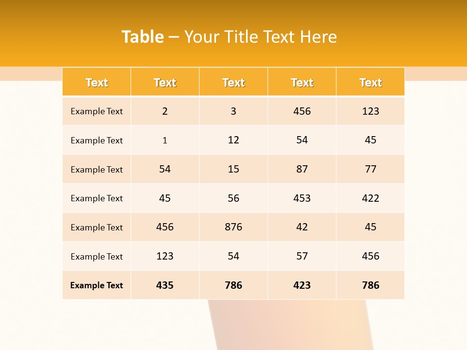 Orange Isolated Orange Juice PowerPoint Template