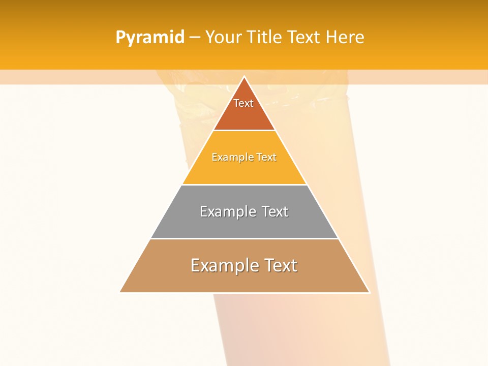 Orange Isolated Orange Juice PowerPoint Template