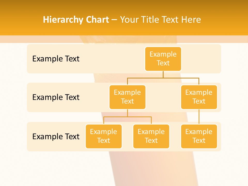 Orange Isolated Orange Juice PowerPoint Template