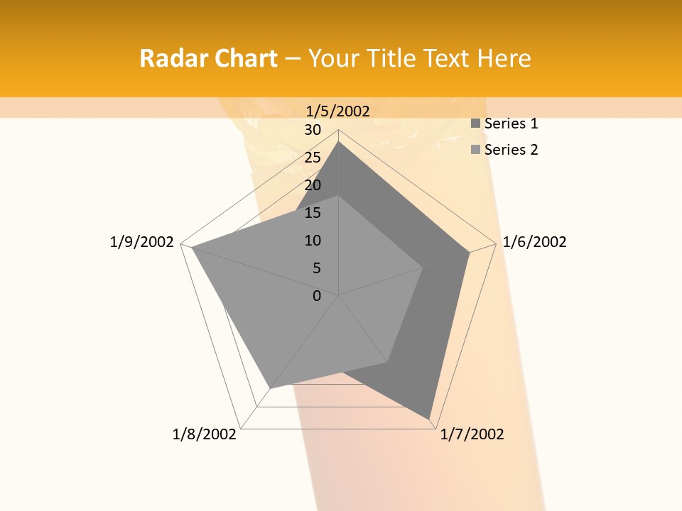 Orange Isolated Orange Juice PowerPoint Template