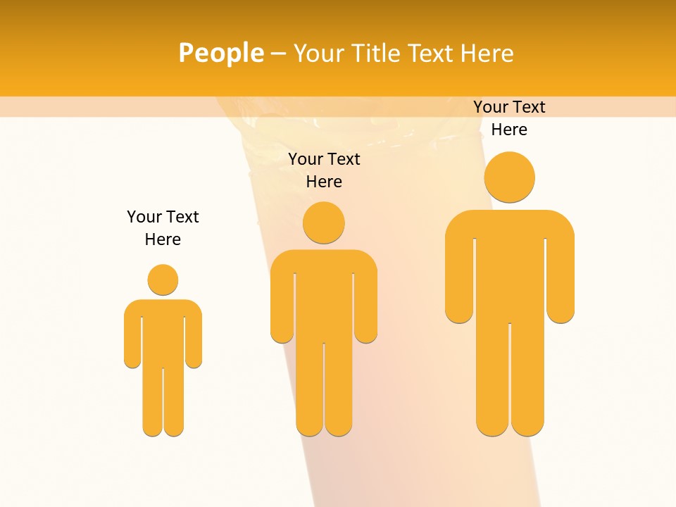 Orange Isolated Orange Juice PowerPoint Template