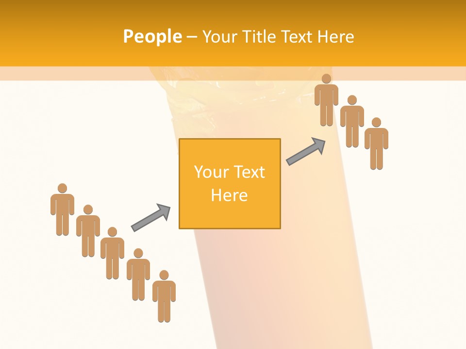 Orange Isolated Orange Juice PowerPoint Template