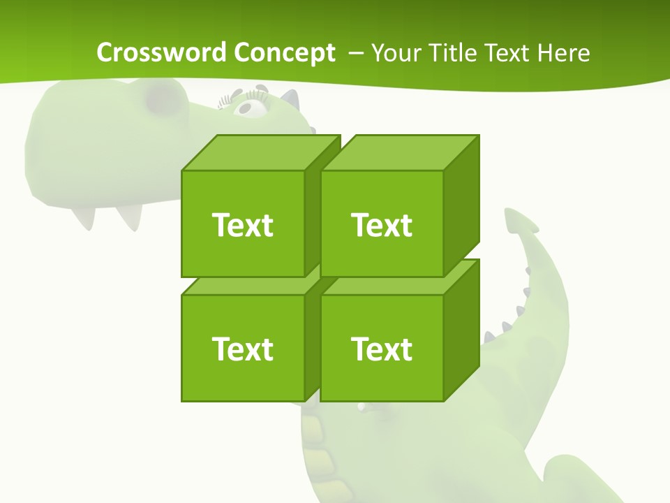 Tail Face Cute PowerPoint Template