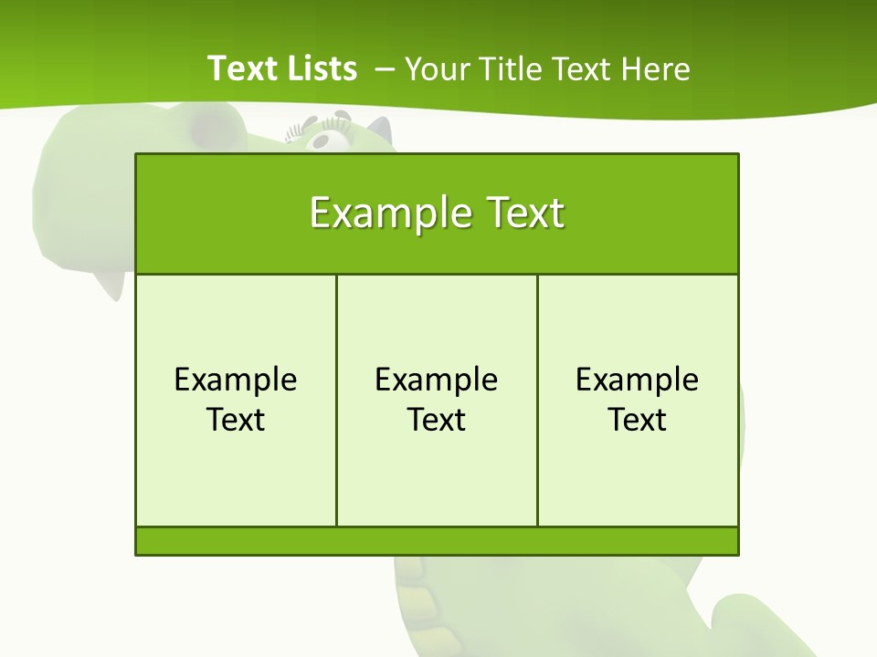 Tail Face Cute PowerPoint Template