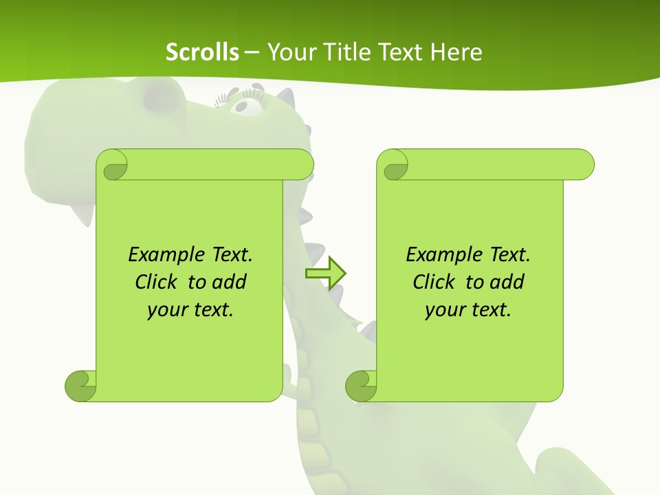 Tail Face Cute PowerPoint Template