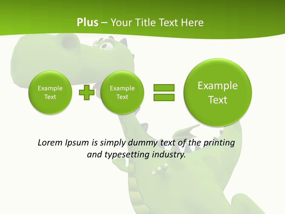 Tail Face Cute PowerPoint Template