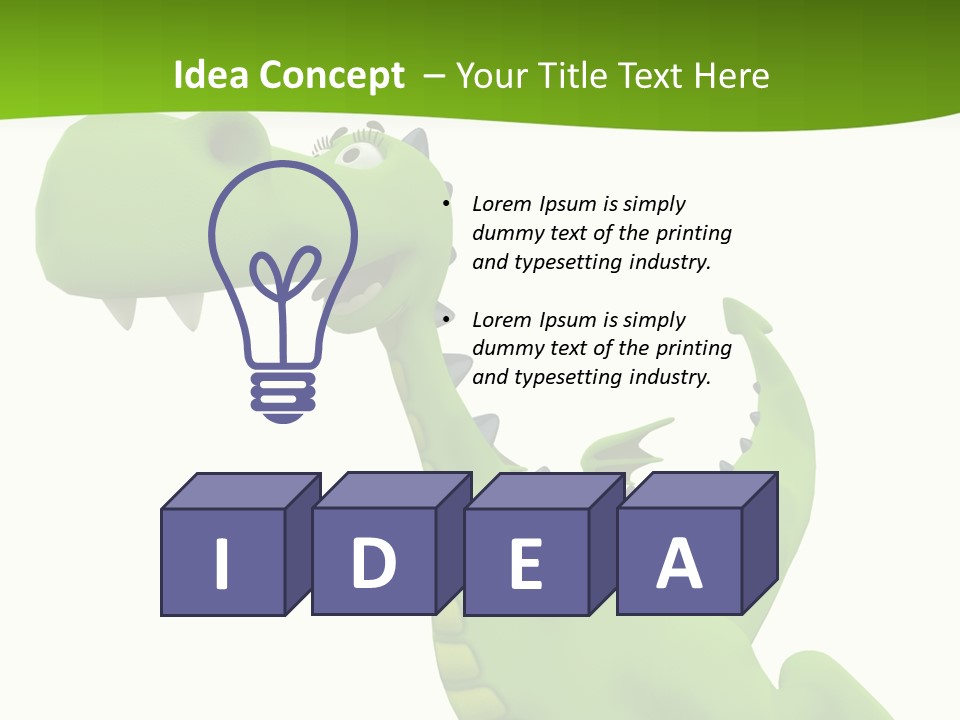 Tail Face Cute PowerPoint Template