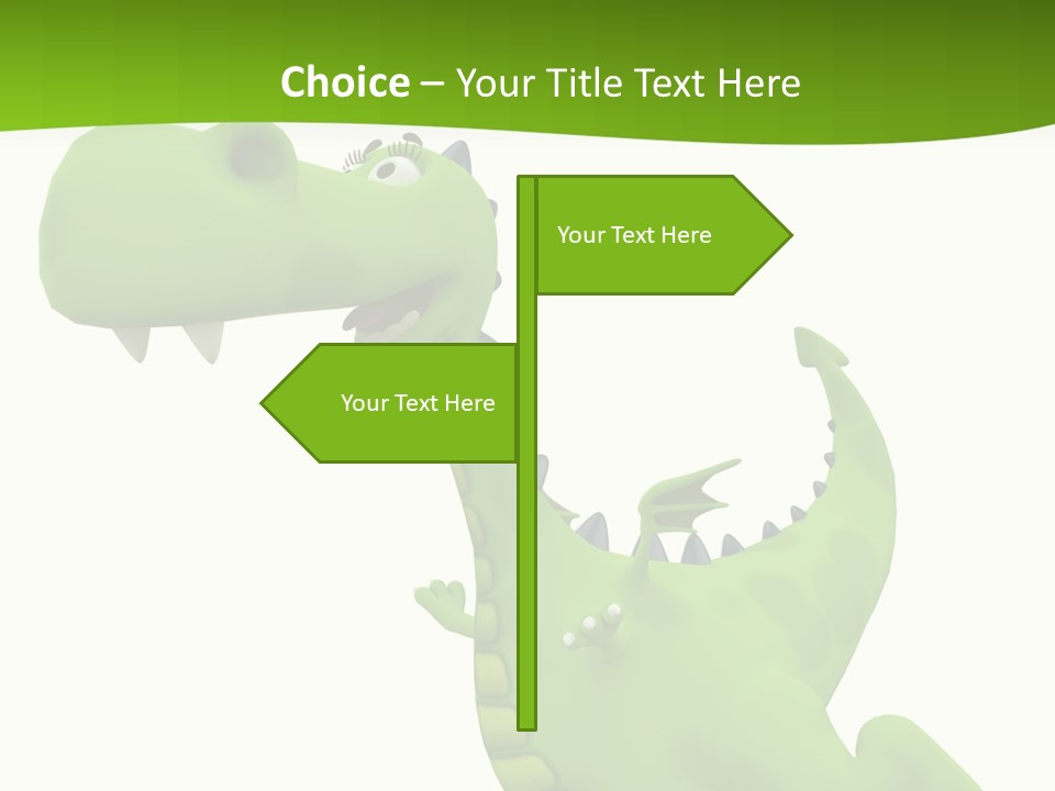 Tail Face Cute PowerPoint Template