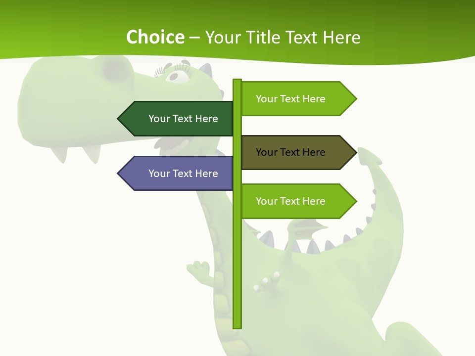Tail Face Cute PowerPoint Template