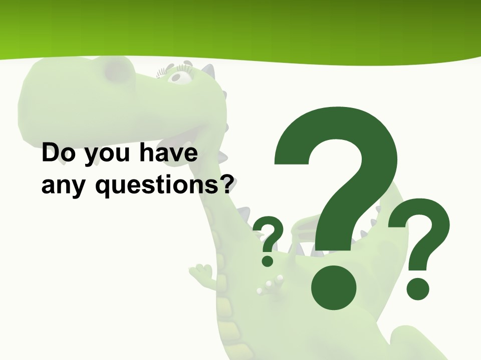 Tail Face Cute PowerPoint Template