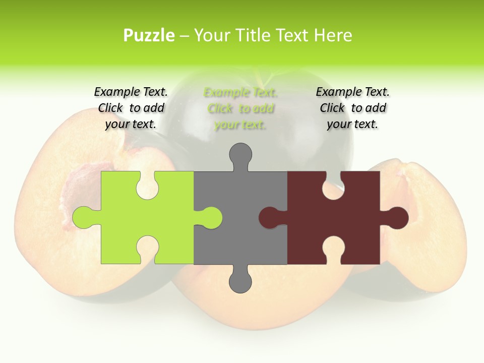 Fruit Half Ripe PowerPoint Template