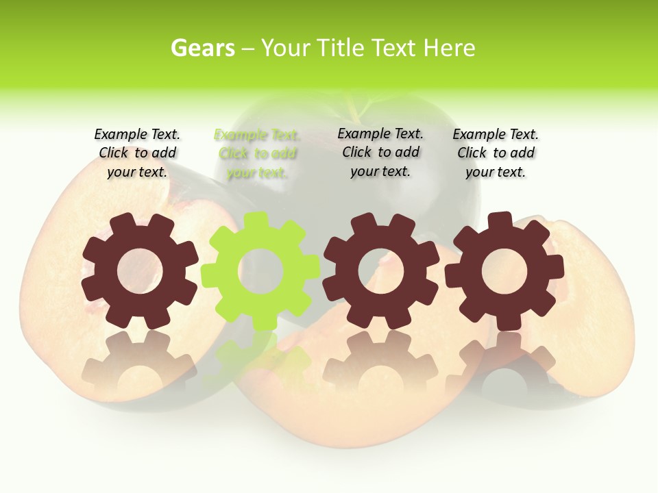 Fruit Half Ripe PowerPoint Template