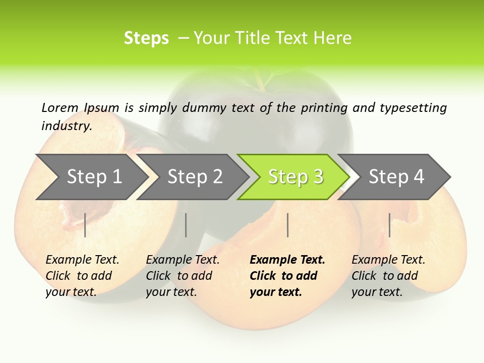 Fruit Half Ripe PowerPoint Template
