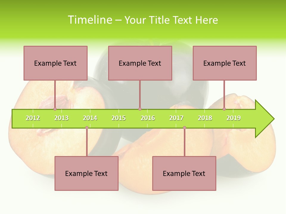 Fruit Half Ripe PowerPoint Template