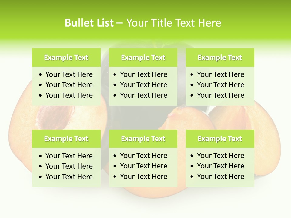 Fruit Half Ripe PowerPoint Template