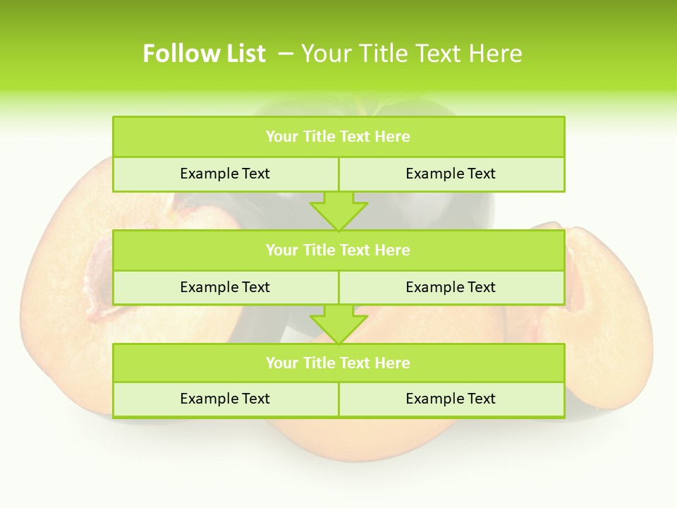 Fruit Half Ripe PowerPoint Template