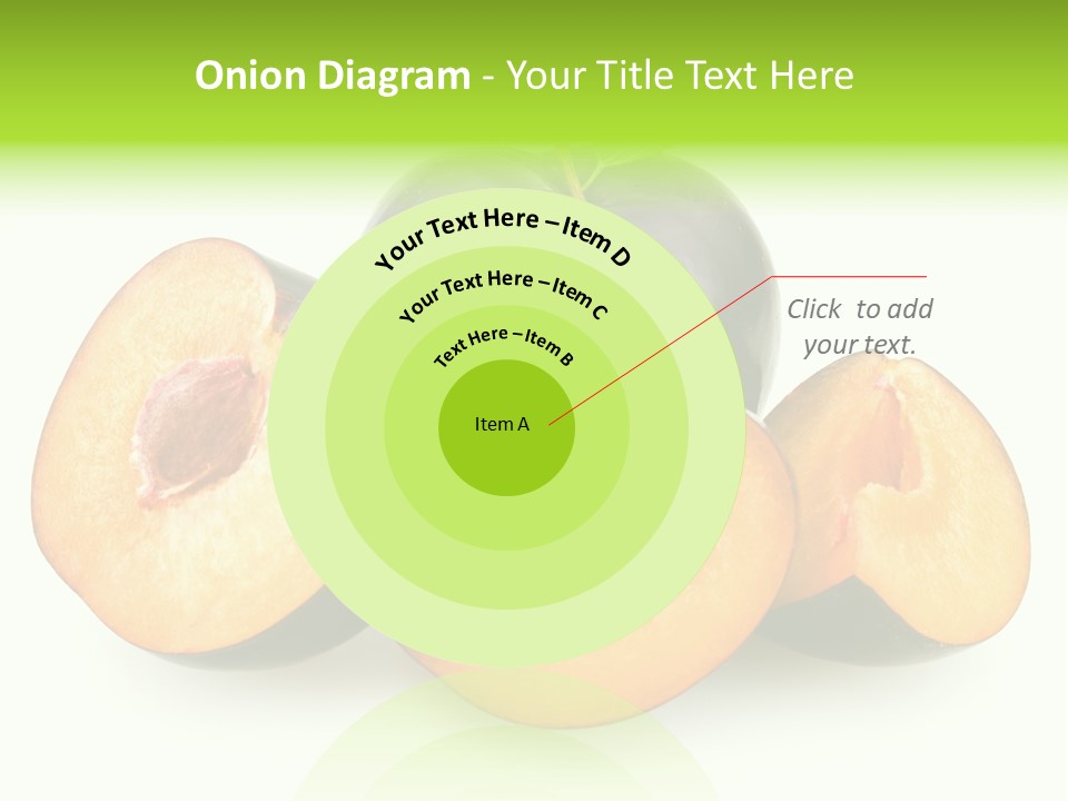 Fruit Half Ripe PowerPoint Template