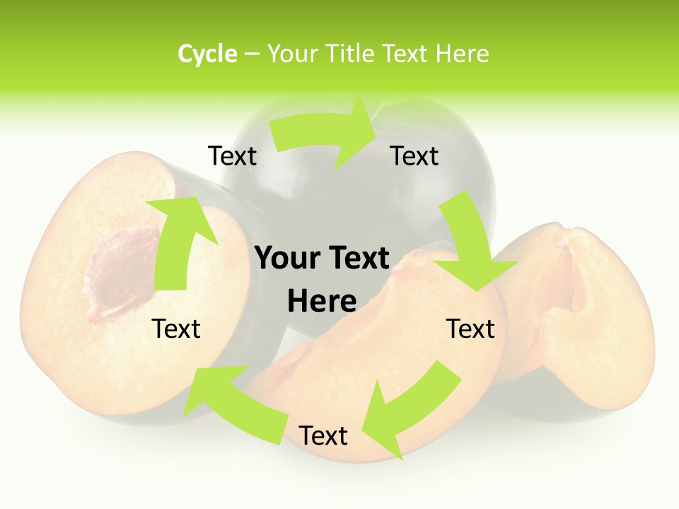 Fruit Half Ripe PowerPoint Template