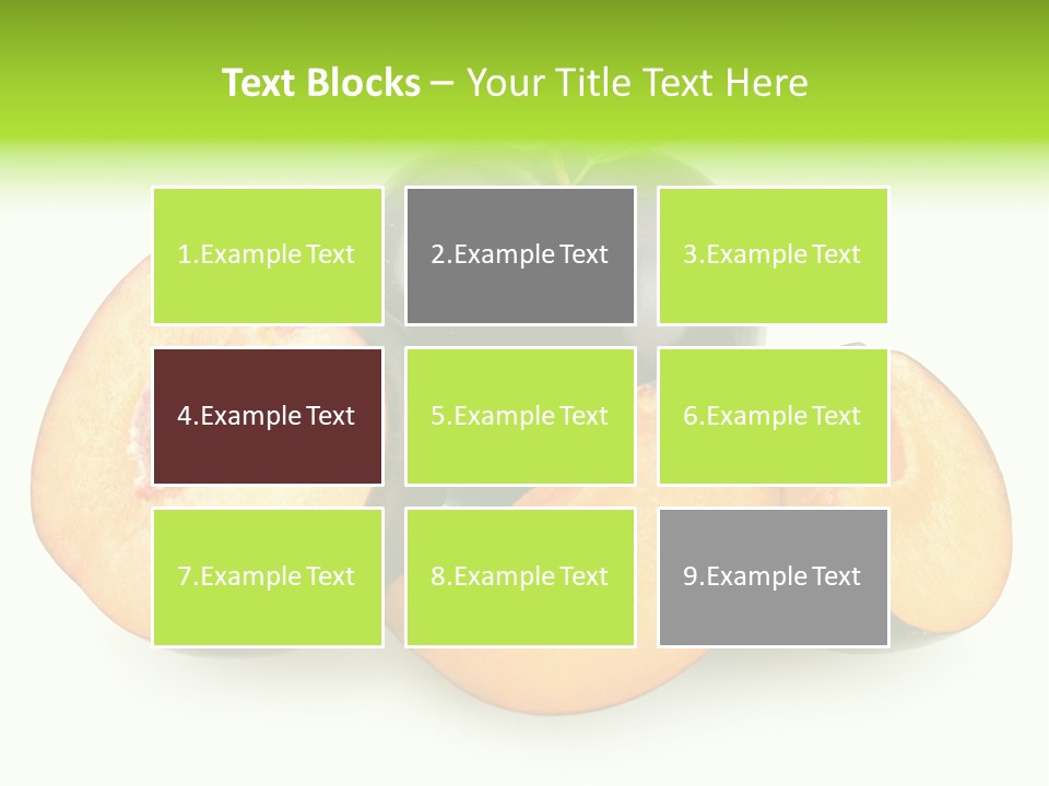 Fruit Half Ripe PowerPoint Template
