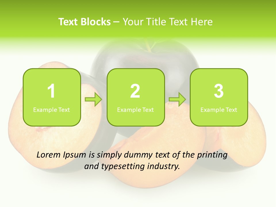 Fruit Half Ripe PowerPoint Template