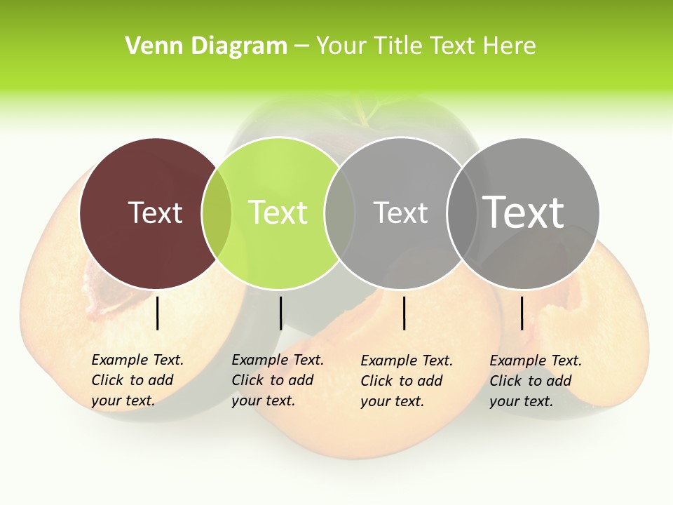 Fruit Half Ripe PowerPoint Template