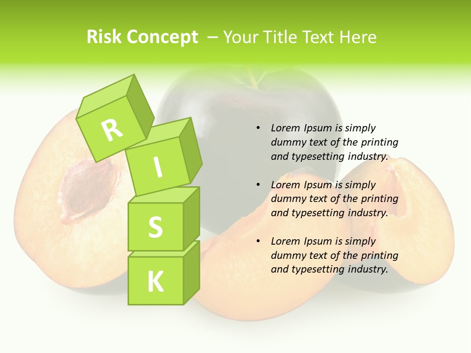Fruit Half Ripe PowerPoint Template