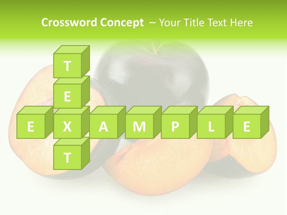 Fruit Half Ripe PowerPoint Template