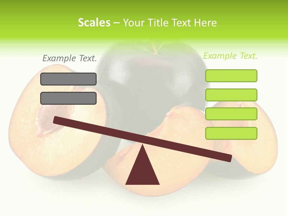 Fruit Half Ripe PowerPoint Template